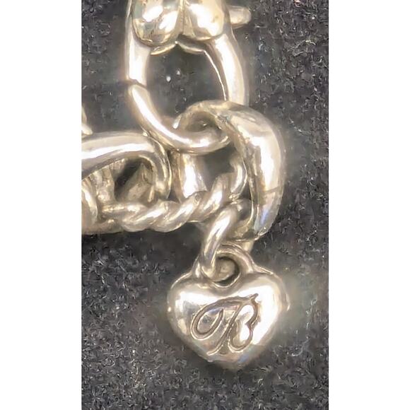 Brighton 2014 Power of Pink Breast Cancer Silver Ribbon Crystal Bracelet - Picture 5 of 5